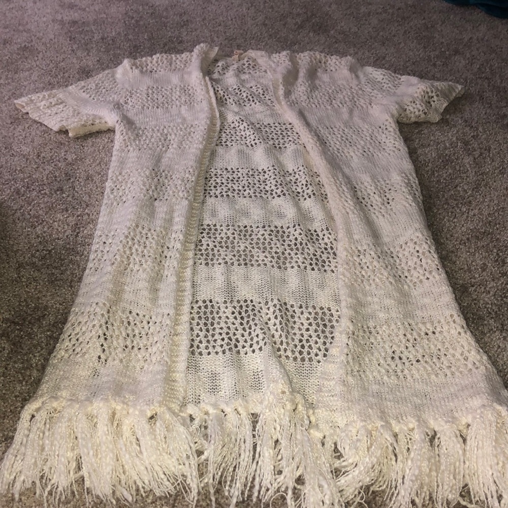 Cream Colored Cover Up